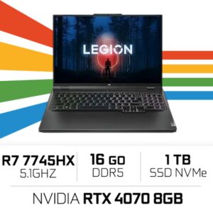 Lenovo Legion Pro 5 16ARX8 R7 7745HX/16GB/1TB SSD/RTX4070/16'' 240Hz