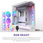 NZXT H9 Flow RGB+ (2025) White – Image 4