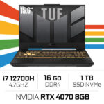 ASUS TUF Gaming F15 FX507 Intel Core i7-12700H/16GB/1TB SSD/RTX4070 15.6" – Image 2