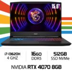 MSI Pulse 15 B13VGK i7-13620H/16Go/512GB SSD/RTX4070 8GB/15,6" QHD 240Hz – Image 2
