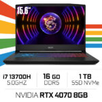 MSI Pulse 15 B13VGK i7-13700H/16Go DDR5/1TB SSD/RTX4070 8GB/15,6" QHD 165 Hz