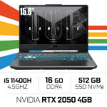 ASUS TUF GAMING F15-TUF506HF Intel Core i5 11400H/16GB/512GB SSD/RTX2050 4GB/15.6'' 144Hz – Image 2