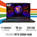 MSI GF63 12UCX THIN i7-12650H/16GB/512GB SSD/RTX2050 4GB/15.6'' Win11