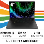 Razer Blade 16 i9-13950HX/32GB/2TB SSD/RTX4090 16GB/16'' Dual UHD+FHD+ MINI-LED