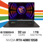 MSI Vector GP68 HX 12VH Intel Core i9-12900HX/32GB/1TB SSD/RTX4080 12GB/16" 144Hz