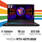 MSI Katana 17 B12VGK-408 i7-12650H/16 Go/512 Go SSD/RTX4070/17,3" 144 Hz – Image 2