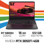 Lenovo IdeaPad Gaming 3 15ACH6 AMD Ryzen 7 5800H/16GB/512GB SSD/RTX3050Ti 4GB/15.6'' 144Hz