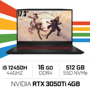 MSI Katana GF76 12UD-404PL i5 12450H/16 Go/512 Go SSD/RTX3050 Ti/17,3" 144 Hz