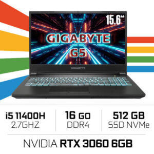 Gigabyte G5 KD i5 11400H/16GB/512GB SSD/RTX3060 6GB/15.6'' 144Hz