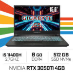 Gigabyte G5 MD i5 11400H/8GB/512GB SSD/RTX3050Ti 4GB/15.6'' 144Hz