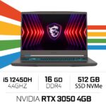 MSI Thin 15 B12UC i5-12450H/16GB/512GB SSD/RTX3050 4GB/15.6''