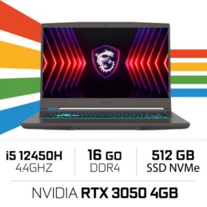 MSI Thin 15 B12UC i5-12450H/16GB/512GB SSD/RTX3050 4GB/15.6''